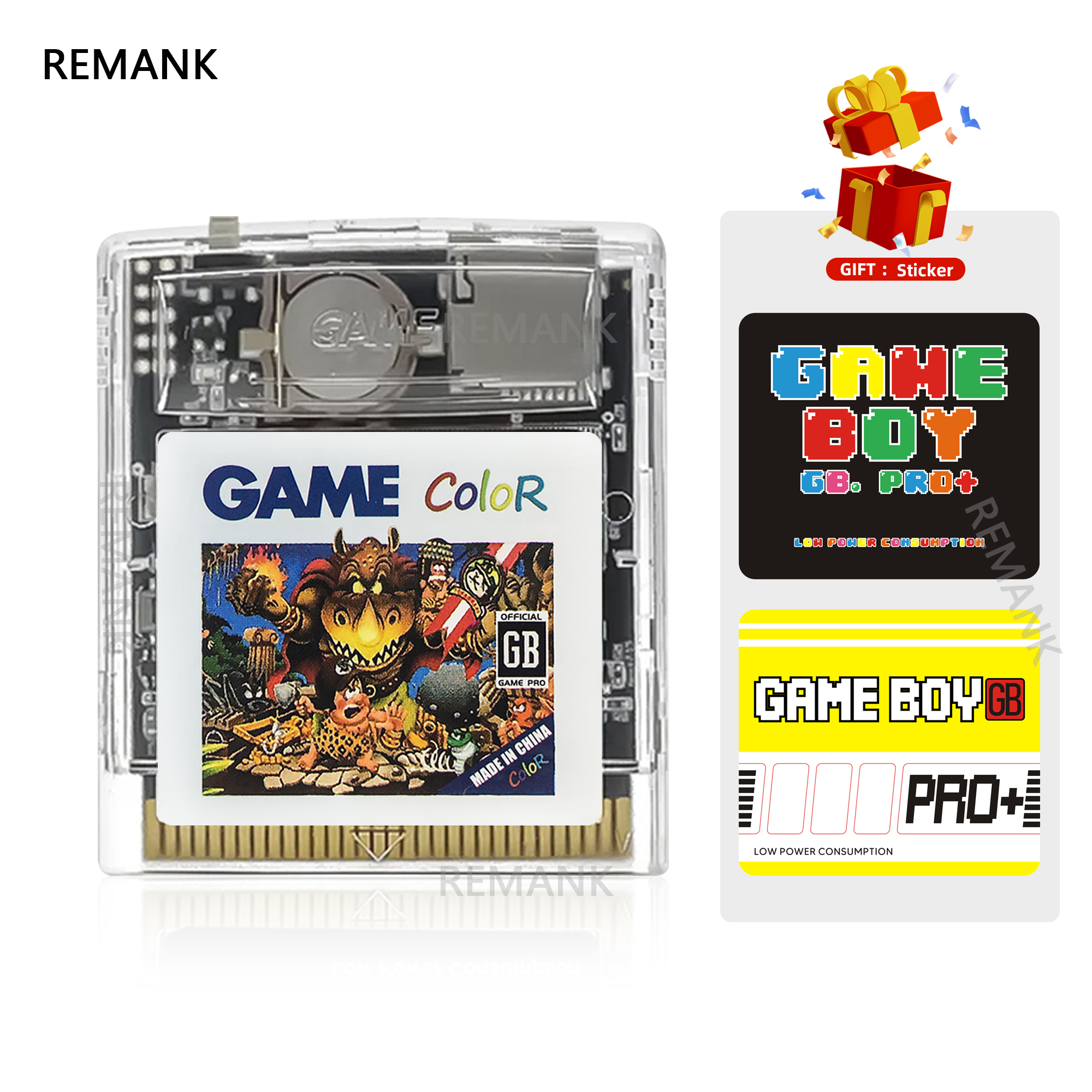 Vintage Game Collection - REMANK For GameBoy Color GB Cart