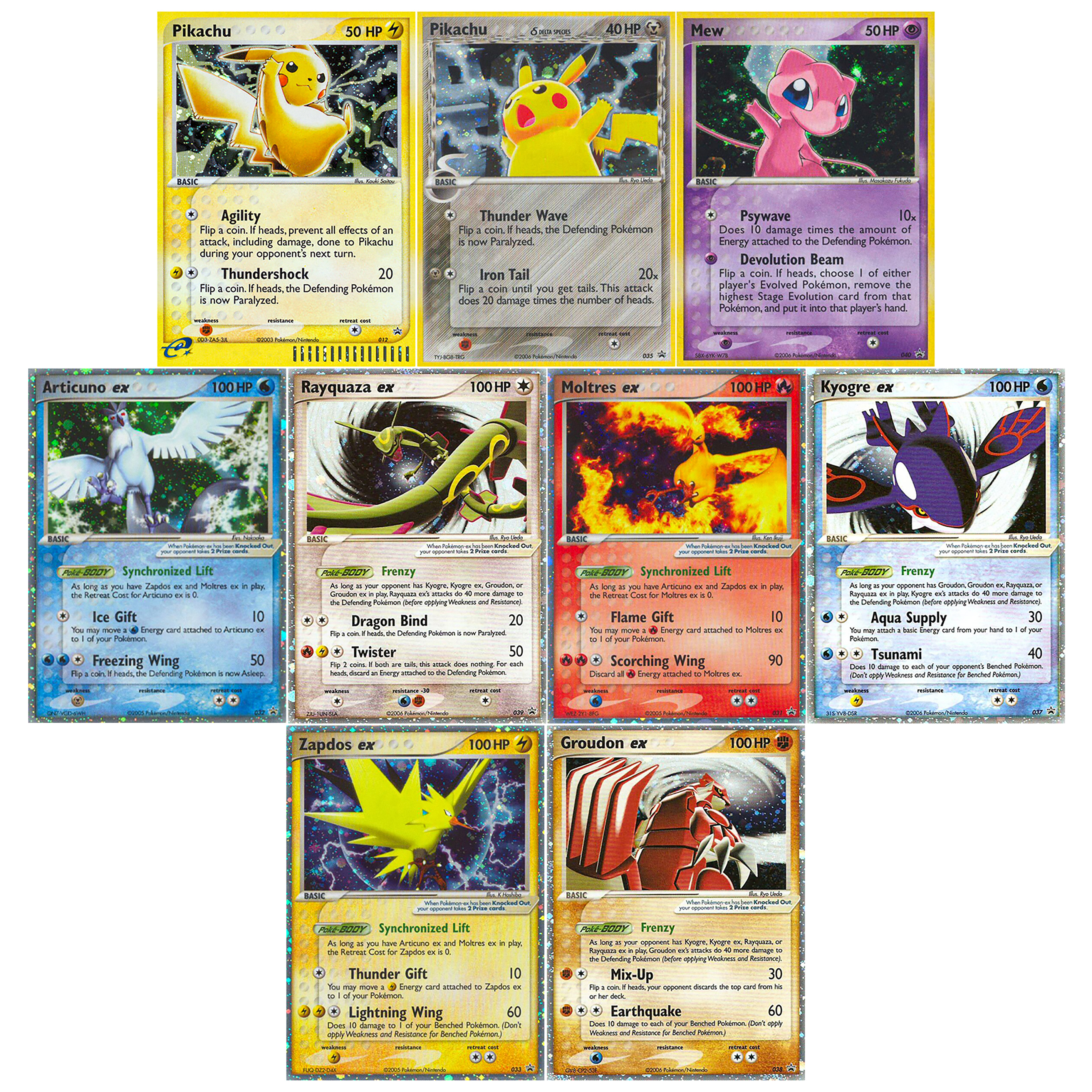 Vintage Collectible Cards - Vintage PTCG Collection Card Black Star