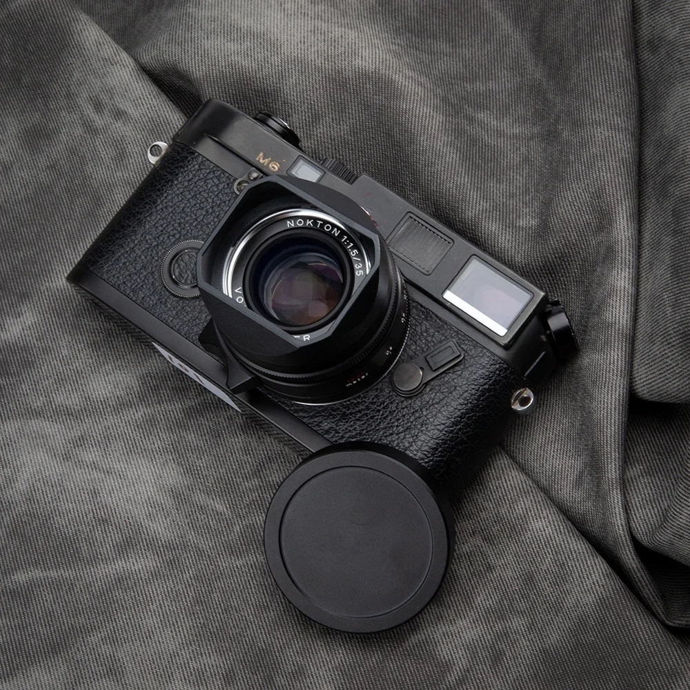 Lens Cap Vintage - Lightweight Square Metal Lens Hood LH-6