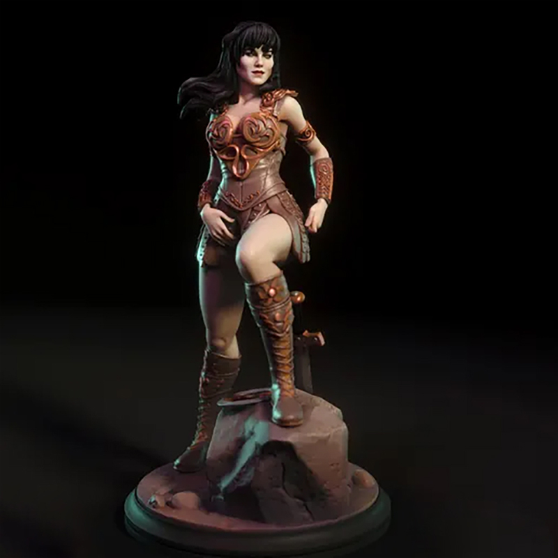 Vintage Game Collection - 1/24 Medieval Sexy Warrior Mini Resin