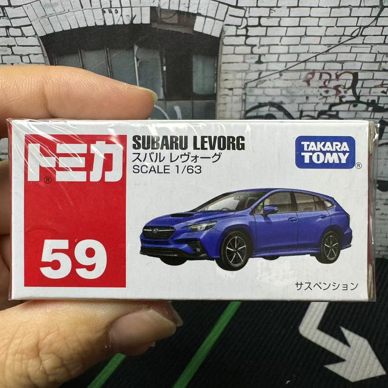 Vintage Collectible Model Cars - Takara Tomy Tomica #59 Subaru Levorg