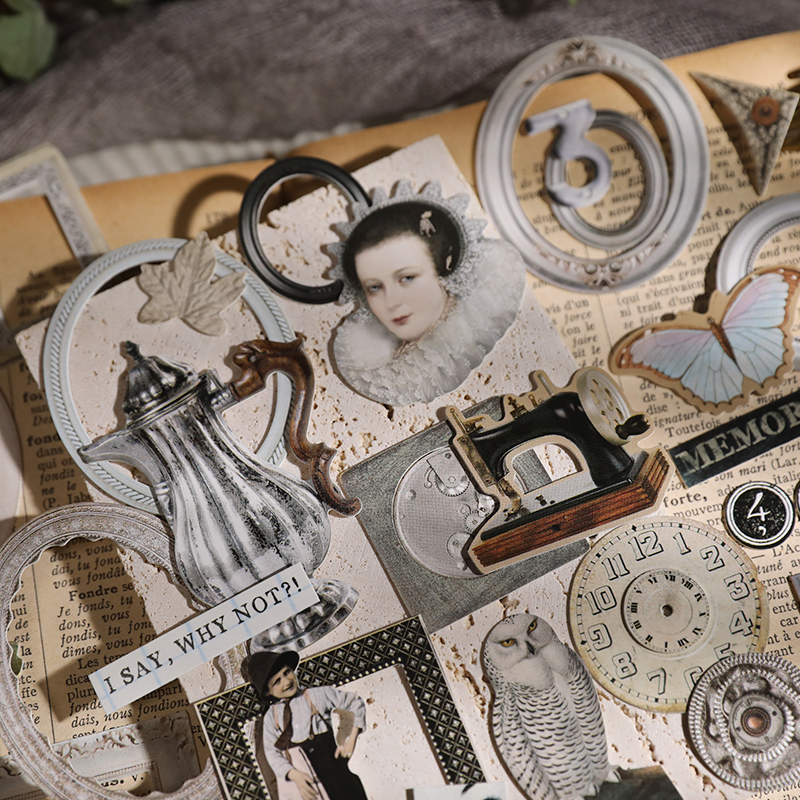 Vintage Collectible Cards - 45pcs Vintage Victorian Photo Frame Craft