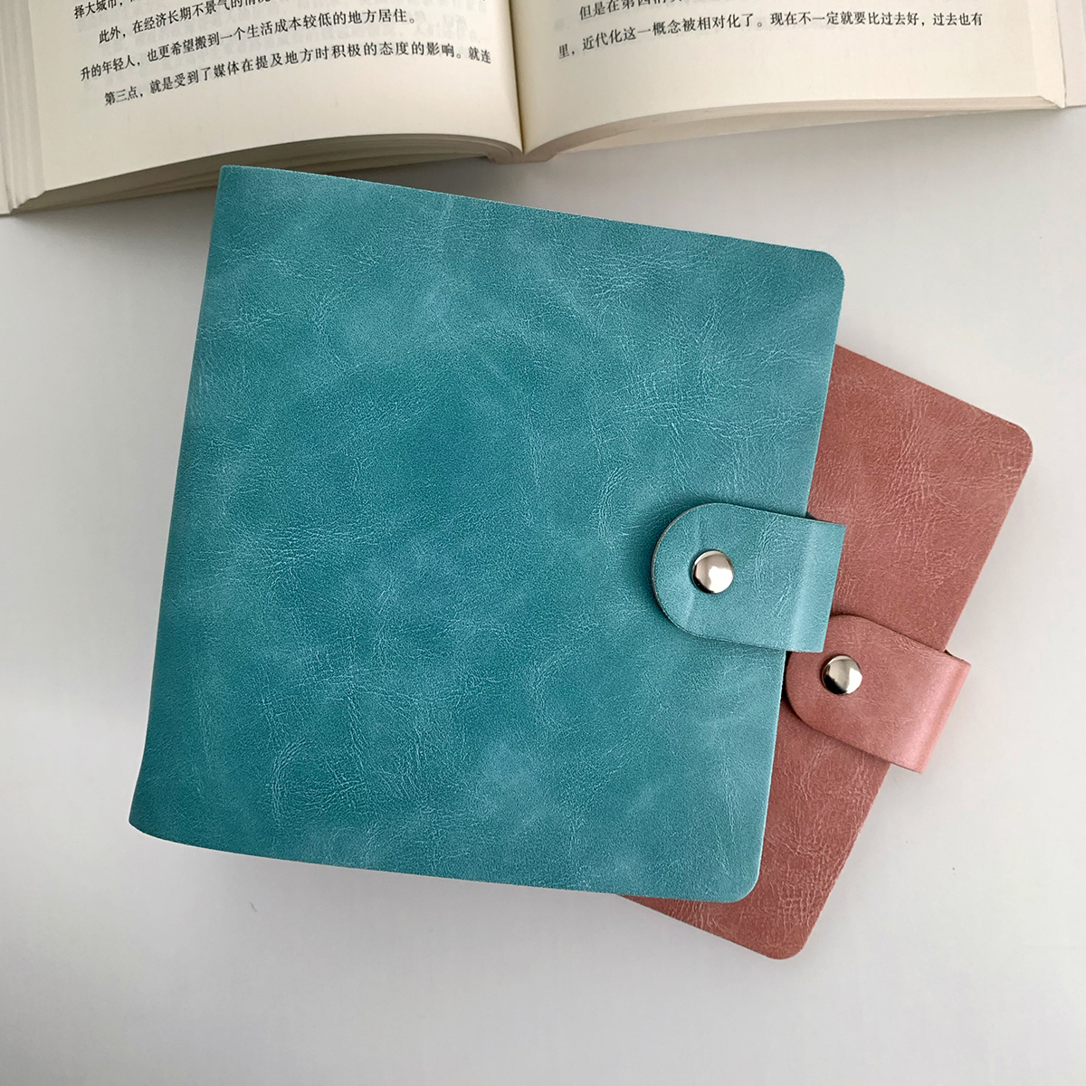 Vintage Collectible Cards - Journal GO 25pages PU Leather Flexi