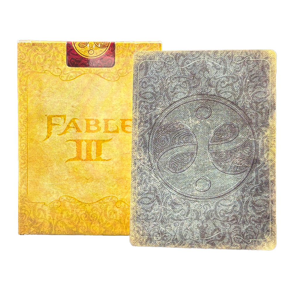 Vintage Game Collection - Vintage Distressed Playing Cards FABLE 3