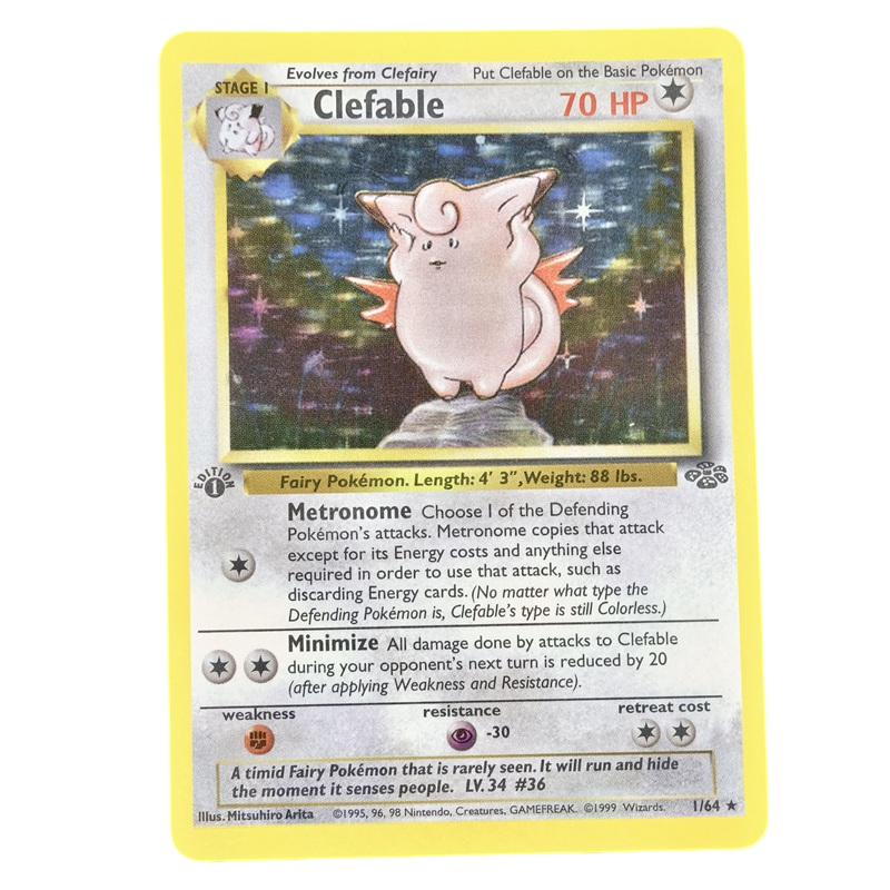 Vintage Pokemon Collectible - Vintage 1999 Pokemon TCG Jungle Rare