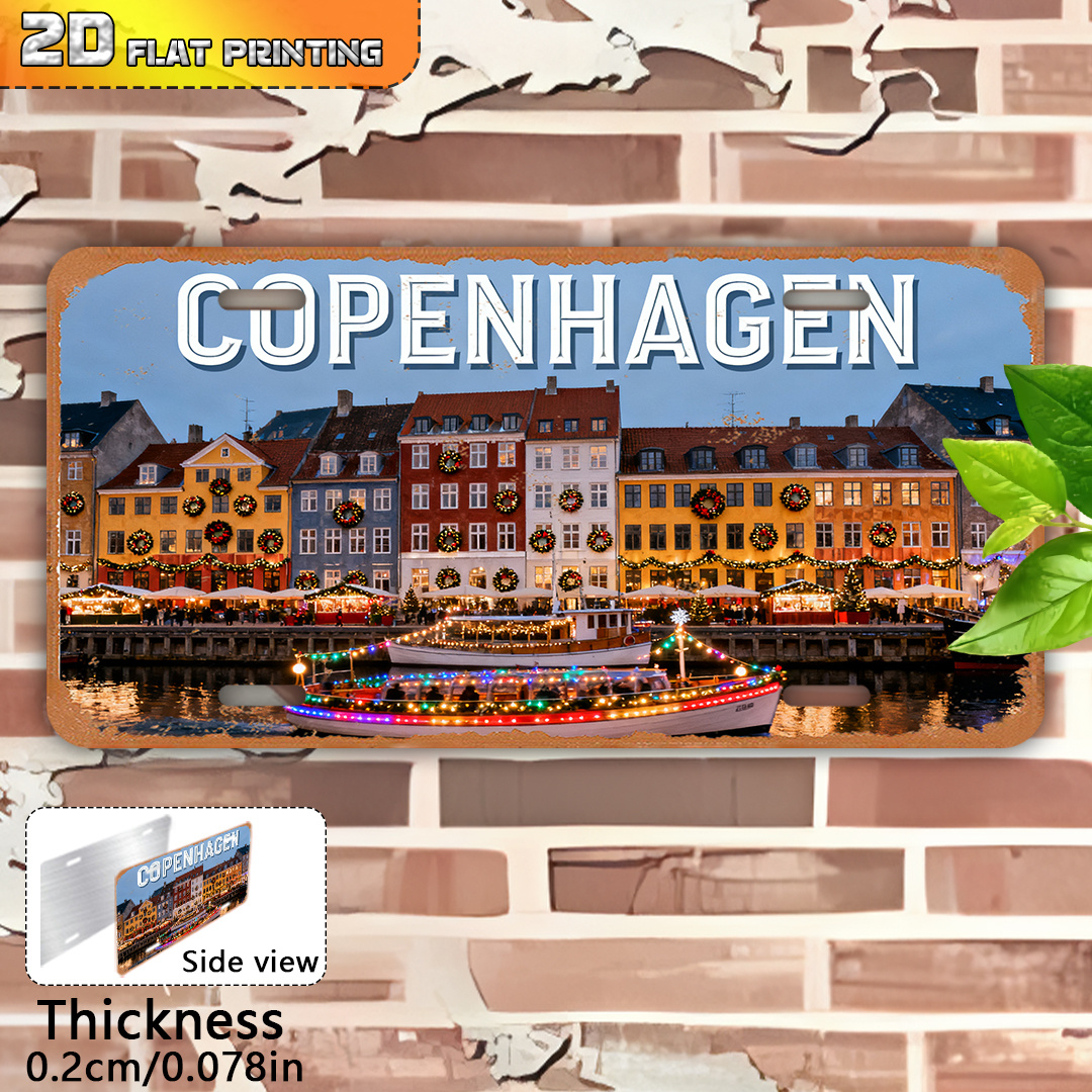 2D Flat, Copenhagen Denmark Vi - đánh giá và giá Vintage Collectible Plates