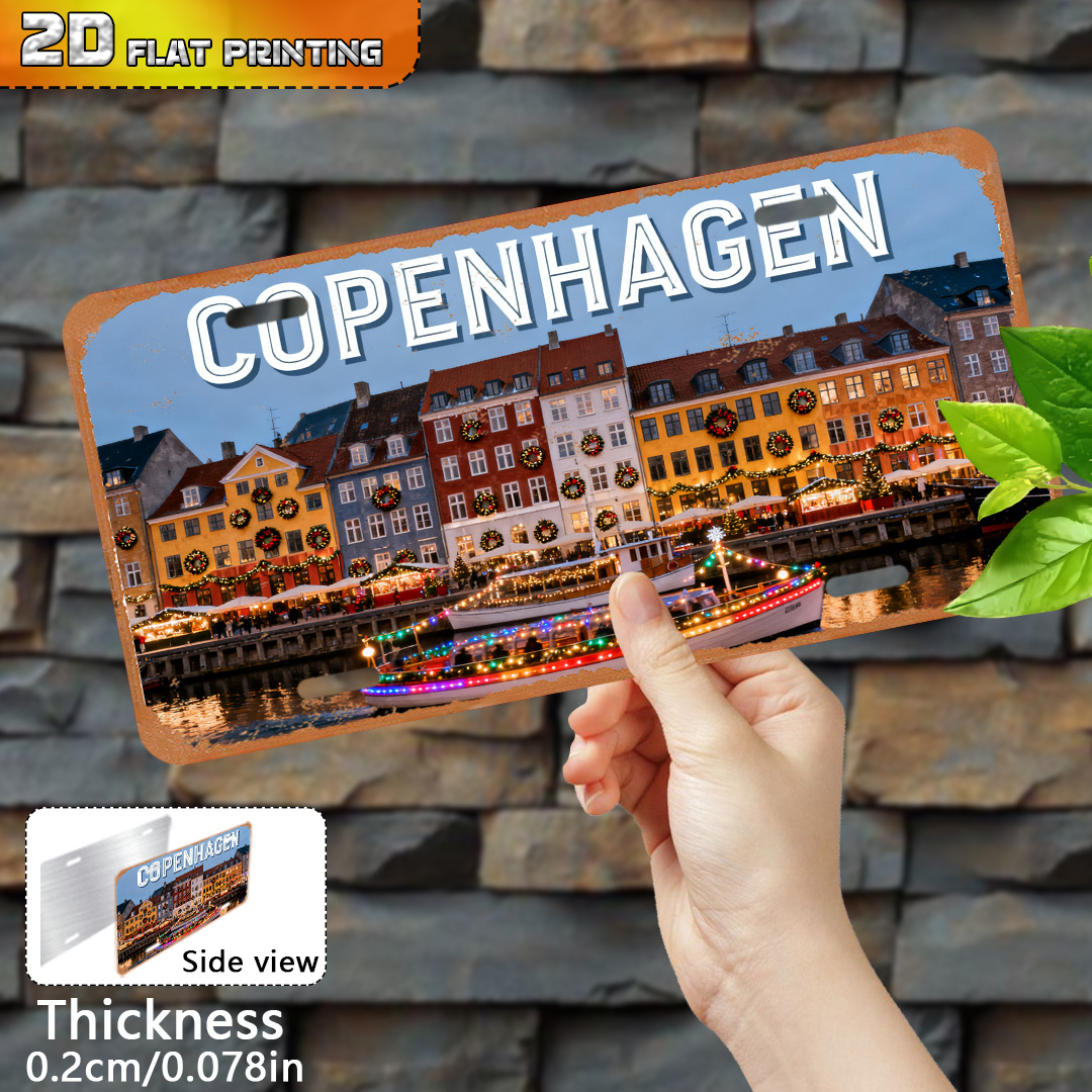 2D Flat, Copenhagen Denmark Vi - đánh giá và giá Vintage Collectible Plates