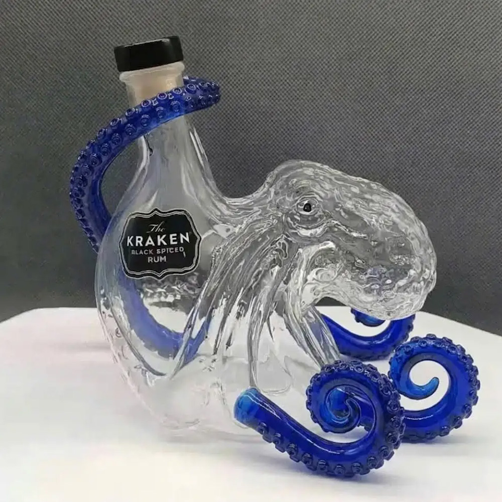 Kraken Octopus Whiskey Decante - đánh giá và giá Vintage Collectible Glassware