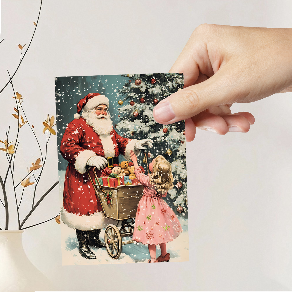 32pcs, vintage Christmas postc - đánh giá và giá Vintage Collectible Santa