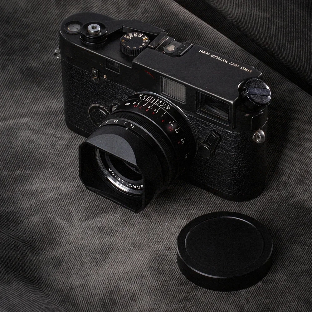 Lightweight Square Metal Lens  - đánh giá và giá Lens Cap Vintage