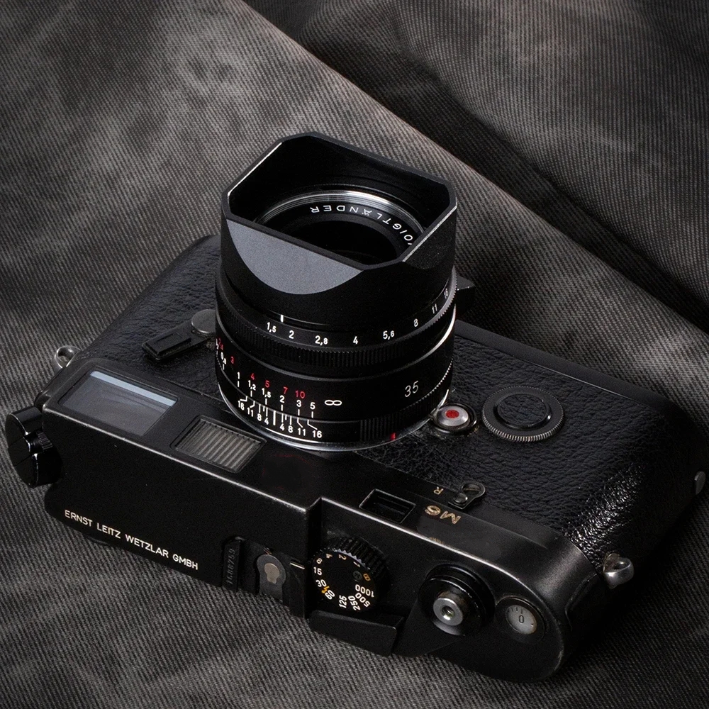 Lightweight Square Metal Lens  - đánh giá và giá Lens Cap Vintage