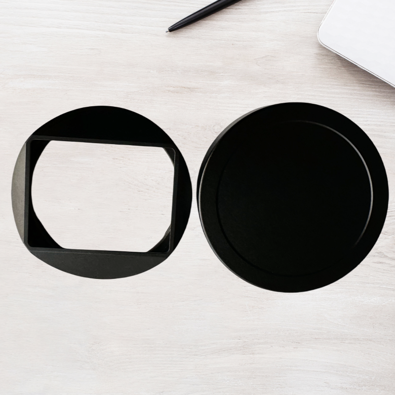 Metal Bayonet Square Lens Hood - đánh giá và giá Lens Cap Vintage