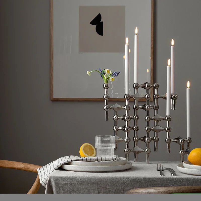 Danish Metal Candle Holder Mol - đánh giá và giá Collectible Vintage Matches