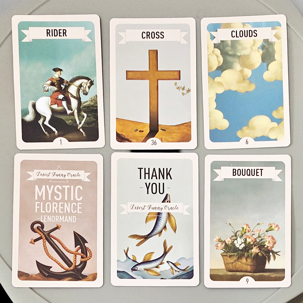Mystic Florence Lenormand Deck - đánh giá và giá Vintage Collectible Cards