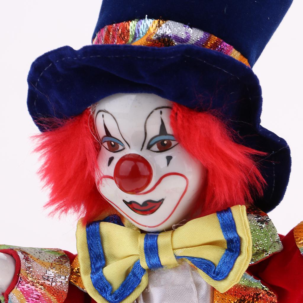 Handcrafted Porcelain Clown Do - đánh giá và giá Vintage Collectible Porcelain Dolls