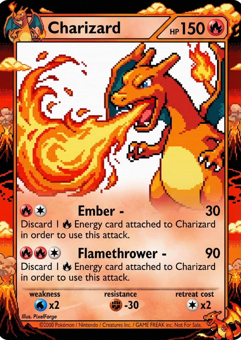5Pcs Pokemon Cards Charizard G - đánh giá và giá Vintage Game Collection
