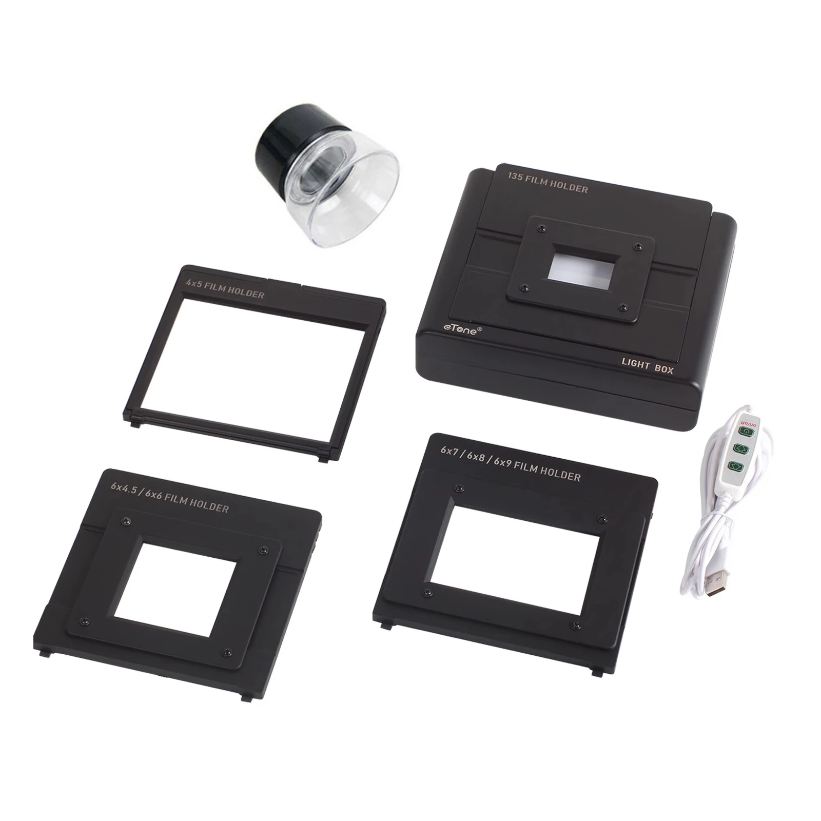 Hot 135 Film Scanner Light Box - đánh giá và giá Slide Film 120