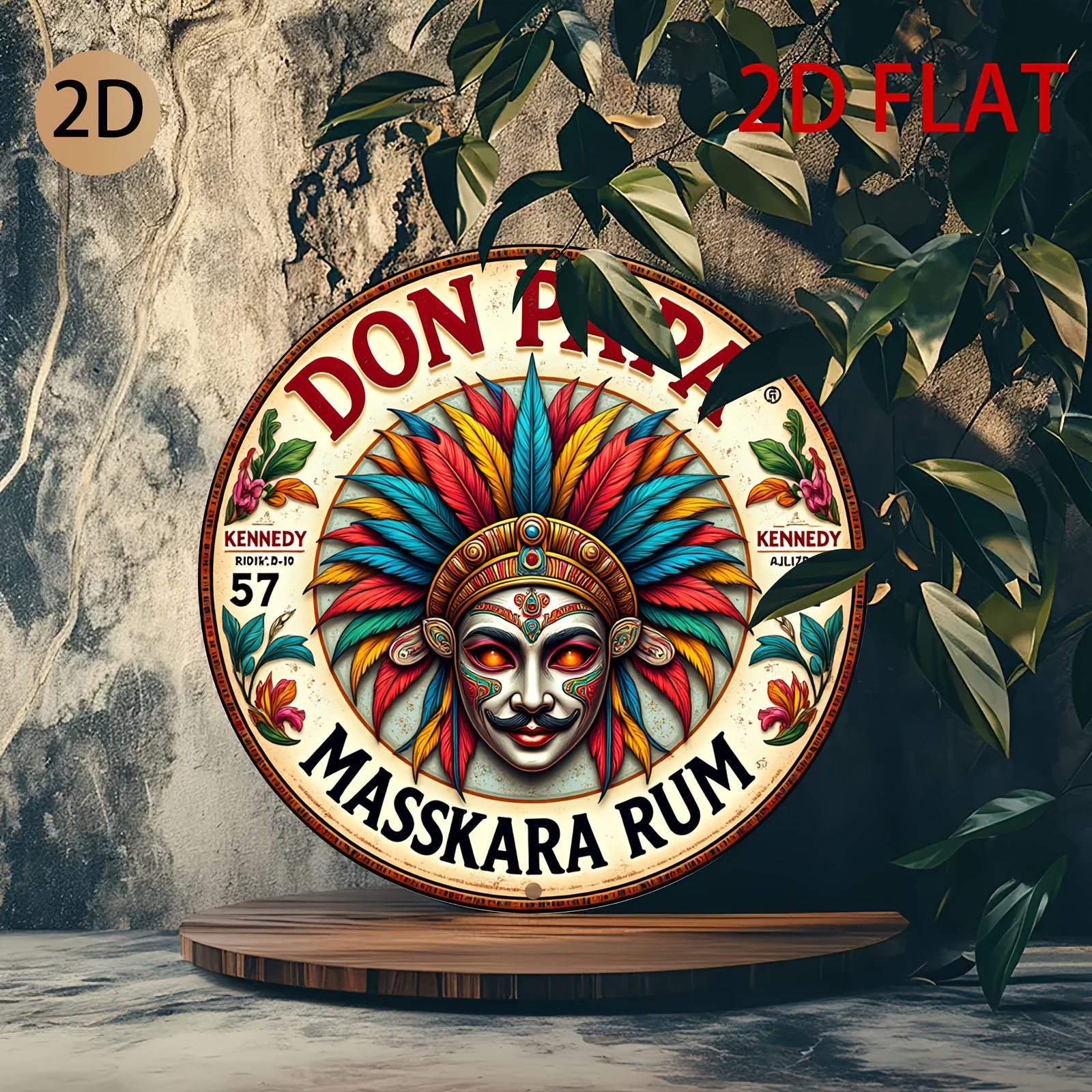Vintage Don Papa Masskara Rum  - đánh giá và giá Vintage Collectible Plates