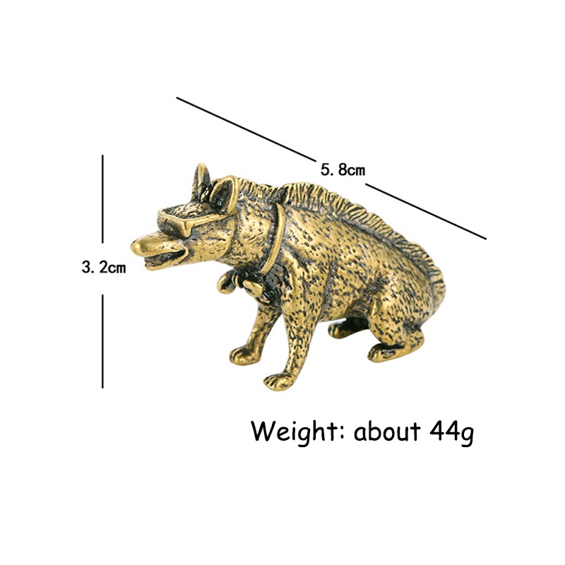 Brass Hyaenidae with Eyes Stat - đánh giá và giá Vintage Collectible Ornaments