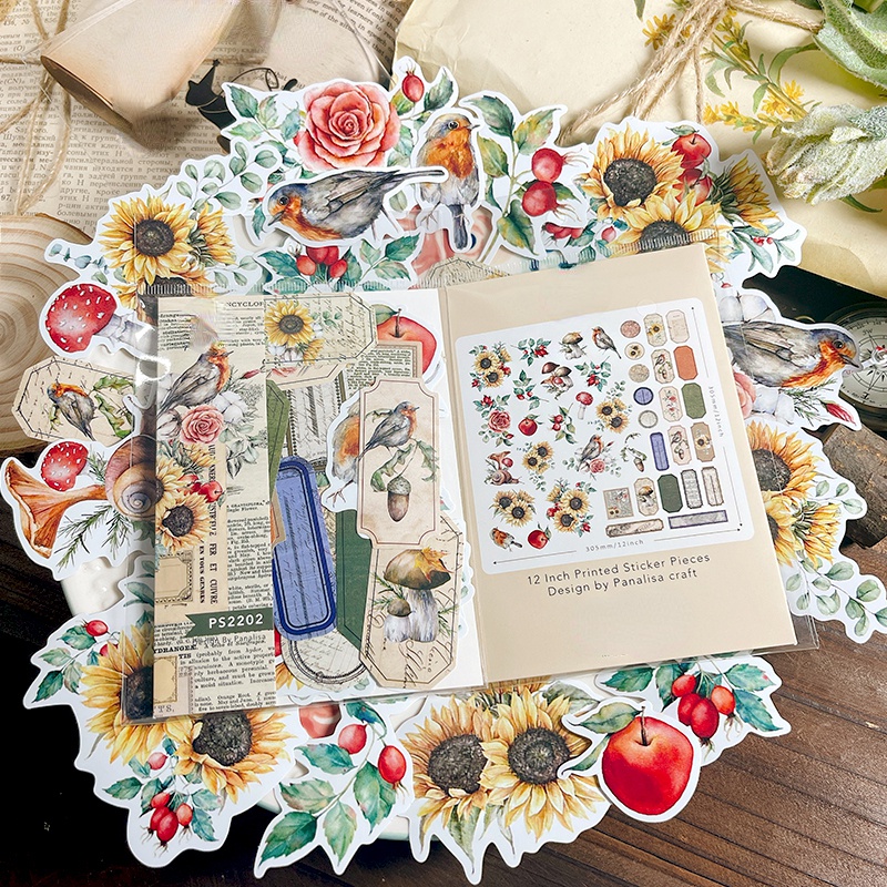 Sunflower Vintage Stickers Die - đánh giá và giá Vintage Collectible Cards