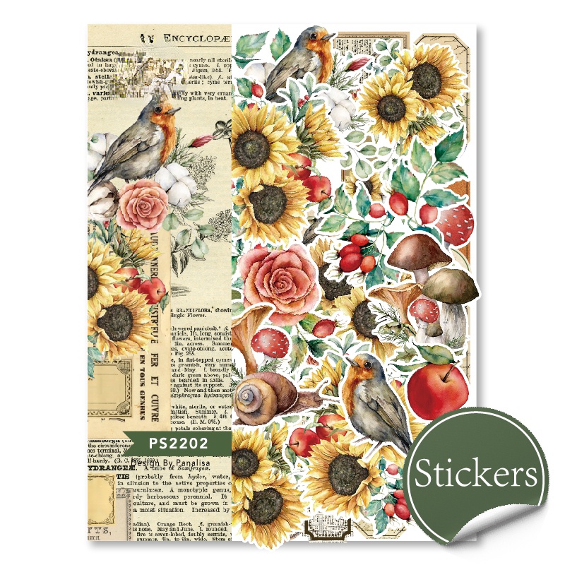 Sunflower Vintage Stickers Die - đánh giá và giá Vintage Collectible Cards