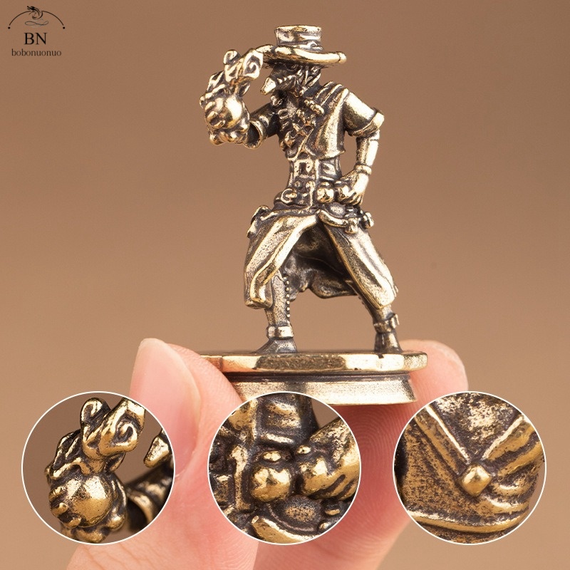 solid Brass Dance Cowboy Figur - đánh giá và giá Vintage Collectible Ornaments
