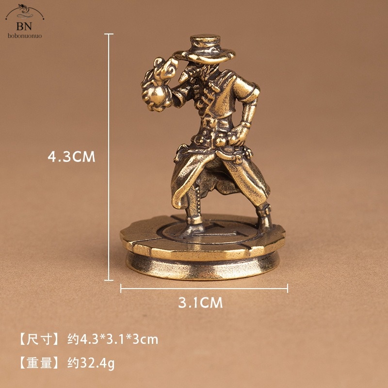 solid Brass Dance Cowboy Figur - đánh giá và giá Vintage Collectible Ornaments