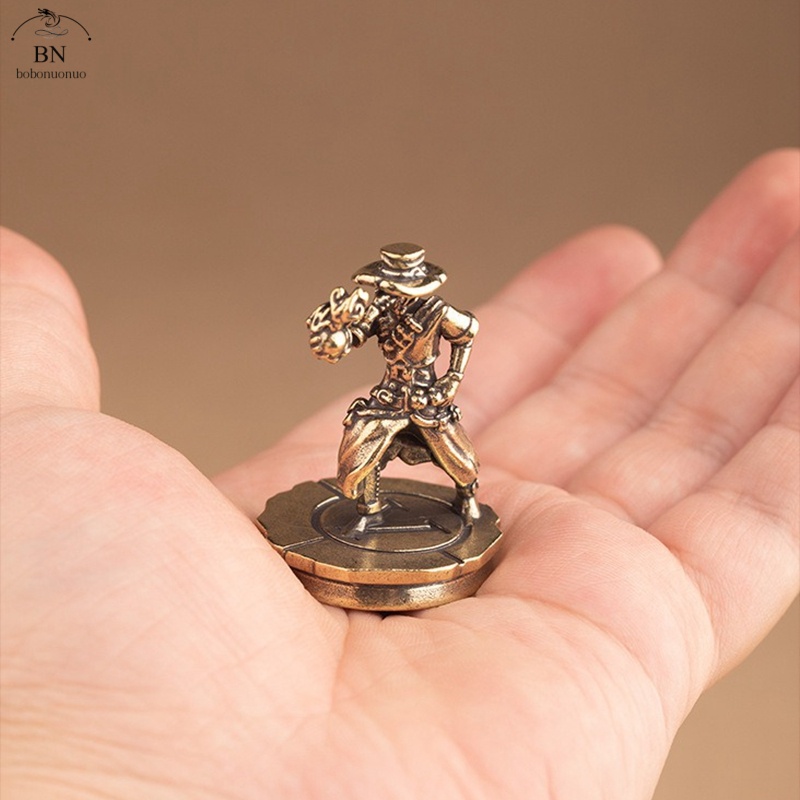 solid Brass Dance Cowboy Figur - đánh giá và giá Vintage Collectible Ornaments