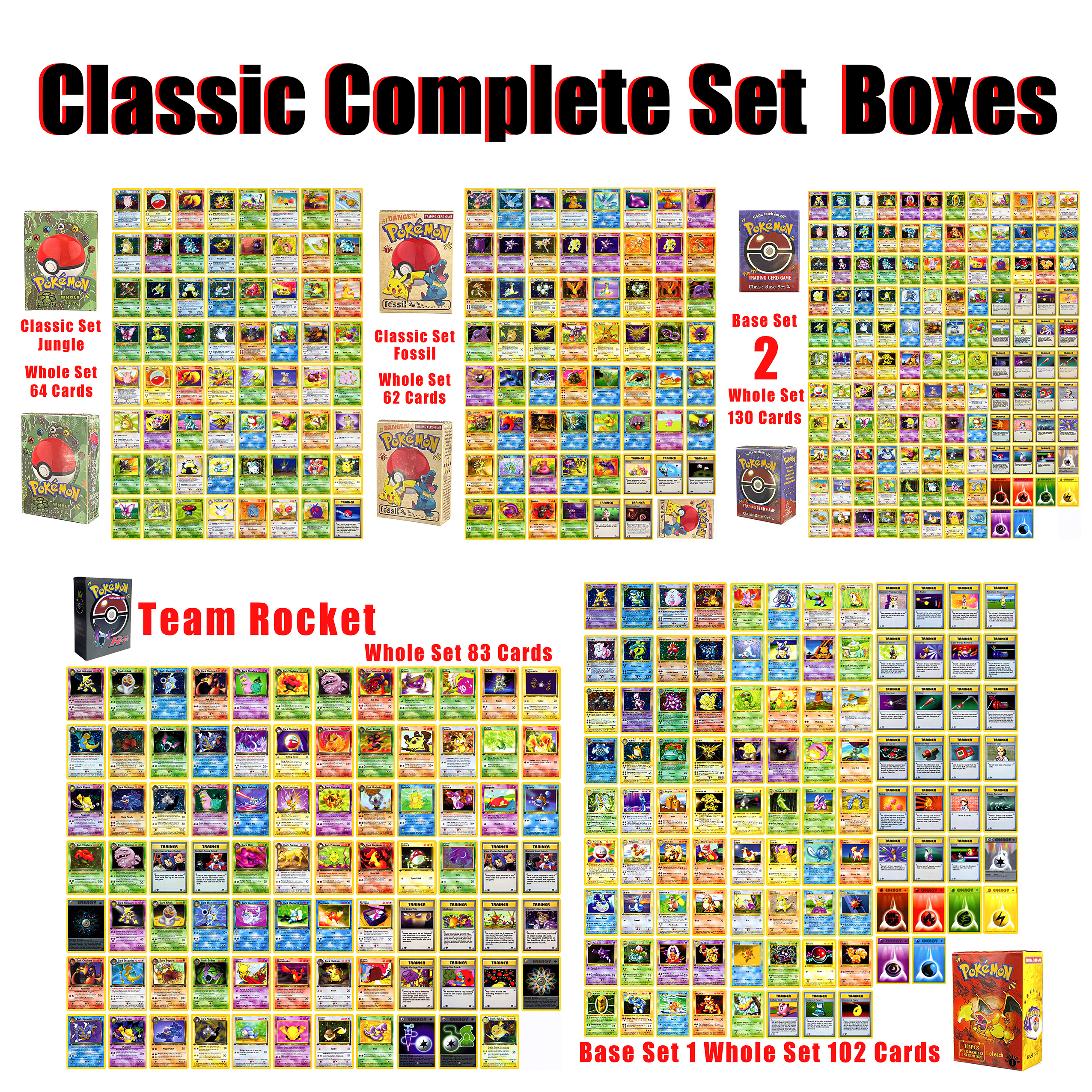 PKM Card PTCG Vintage Complete - đánh giá và giá Vintage Collectible Cards