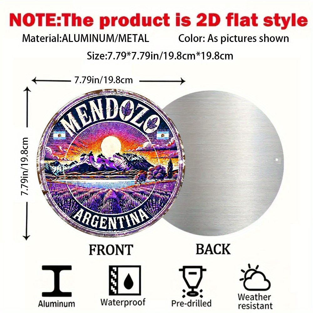 2D Flat, 2D Flat Retro Mendoza - đánh giá và giá Vintage Collectible Plates