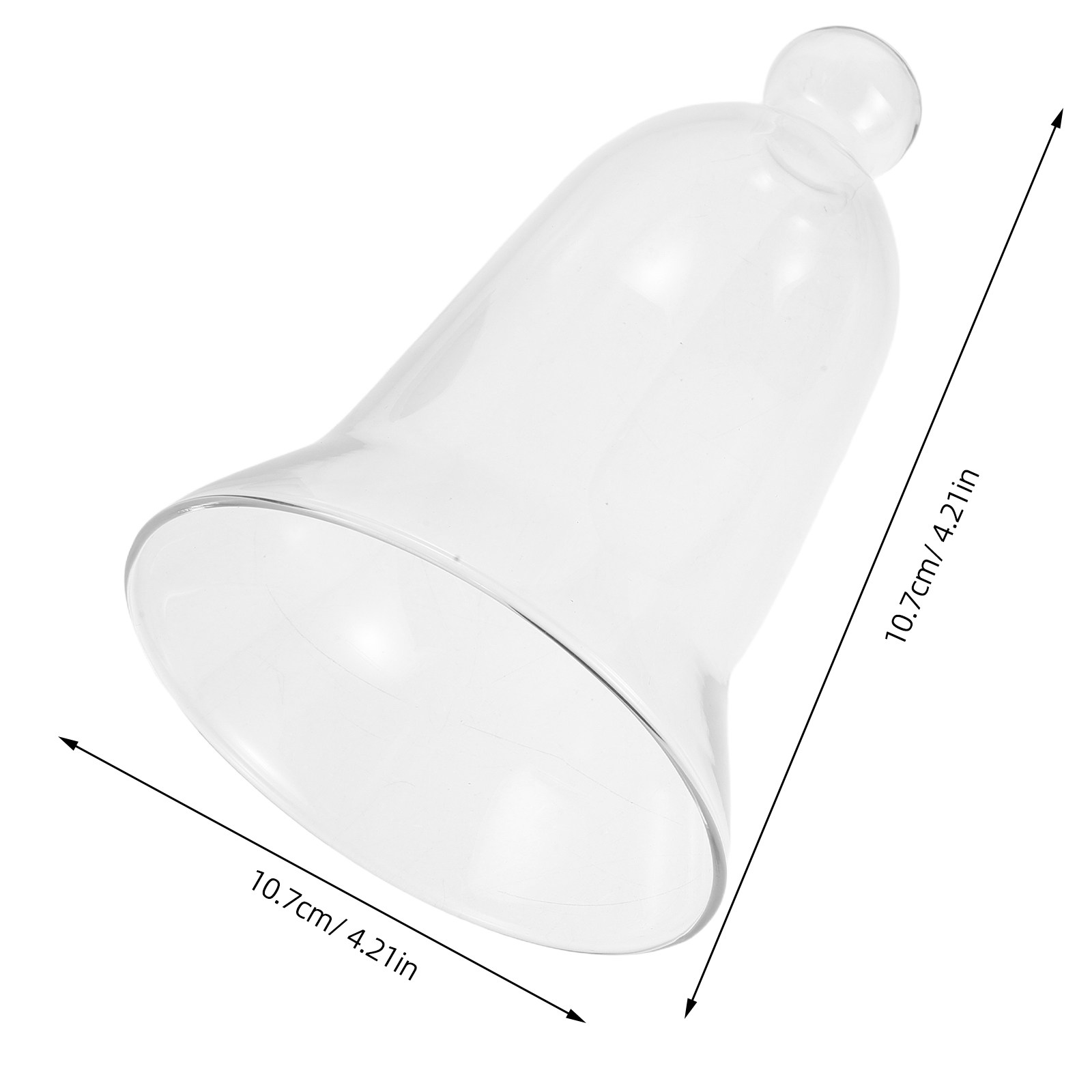Clear Glass Cloche Vintage Dus - đánh giá và giá Vintage Collectible Bells