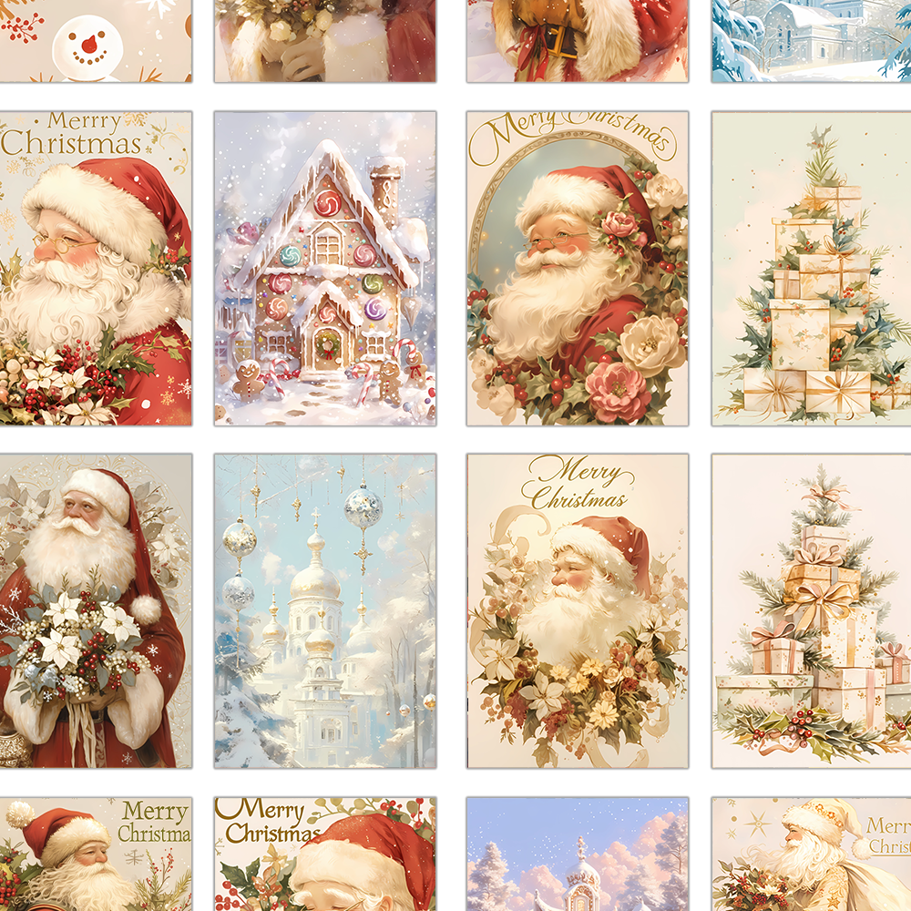 32pcs, vintage Christmas postc - đánh giá và giá Vintage Collectible Santa