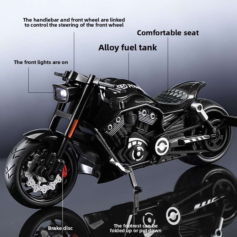 Simulation 1:10 Alloy Harley V - đánh giá và giá Vintage Collectible Toy Cars