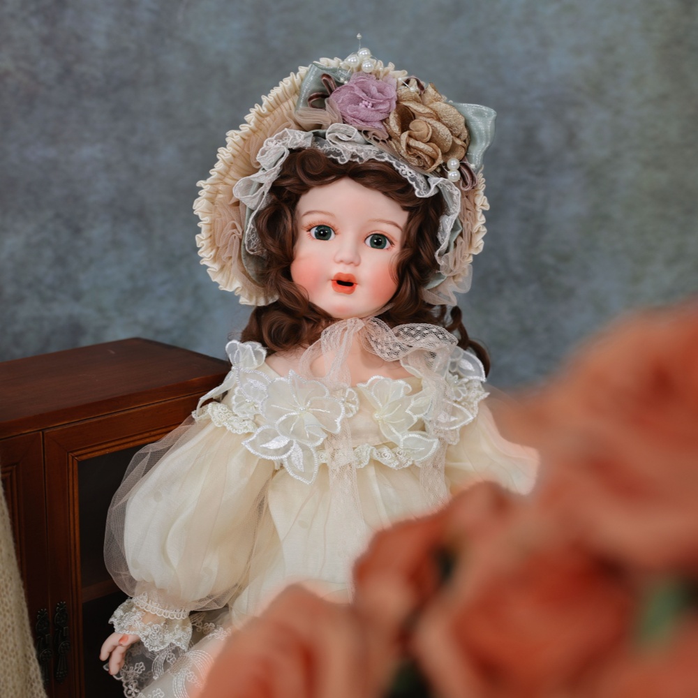 20 inch Cloveray Kawaii Thick  - đánh giá và giá Vintage Collectible Porcelain Dolls
