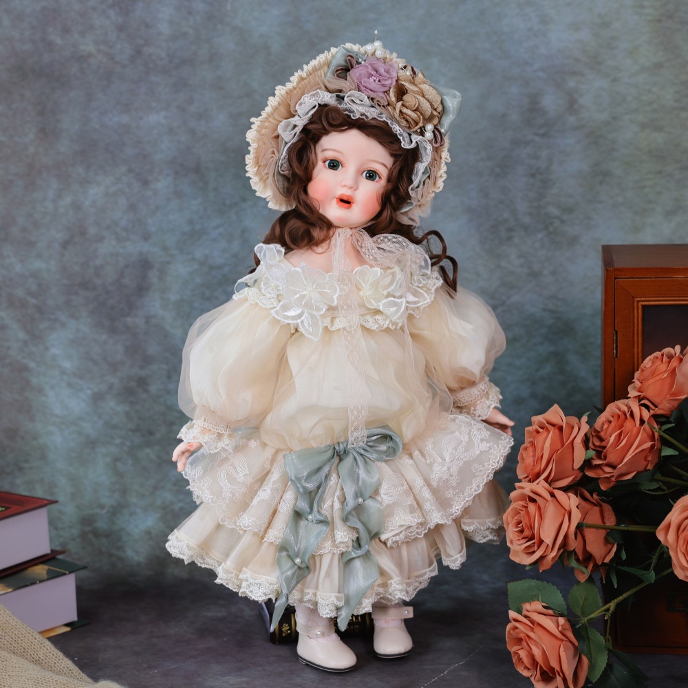 20 inch Cloveray Kawaii Thick  - đánh giá và giá Vintage Collectible Porcelain Dolls