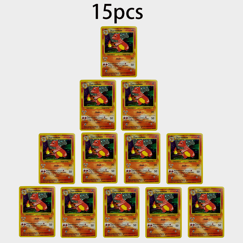 15Pcs PTCG Charmeleon Cards Vi - đánh giá và giá Vintage Pokemon Collectible