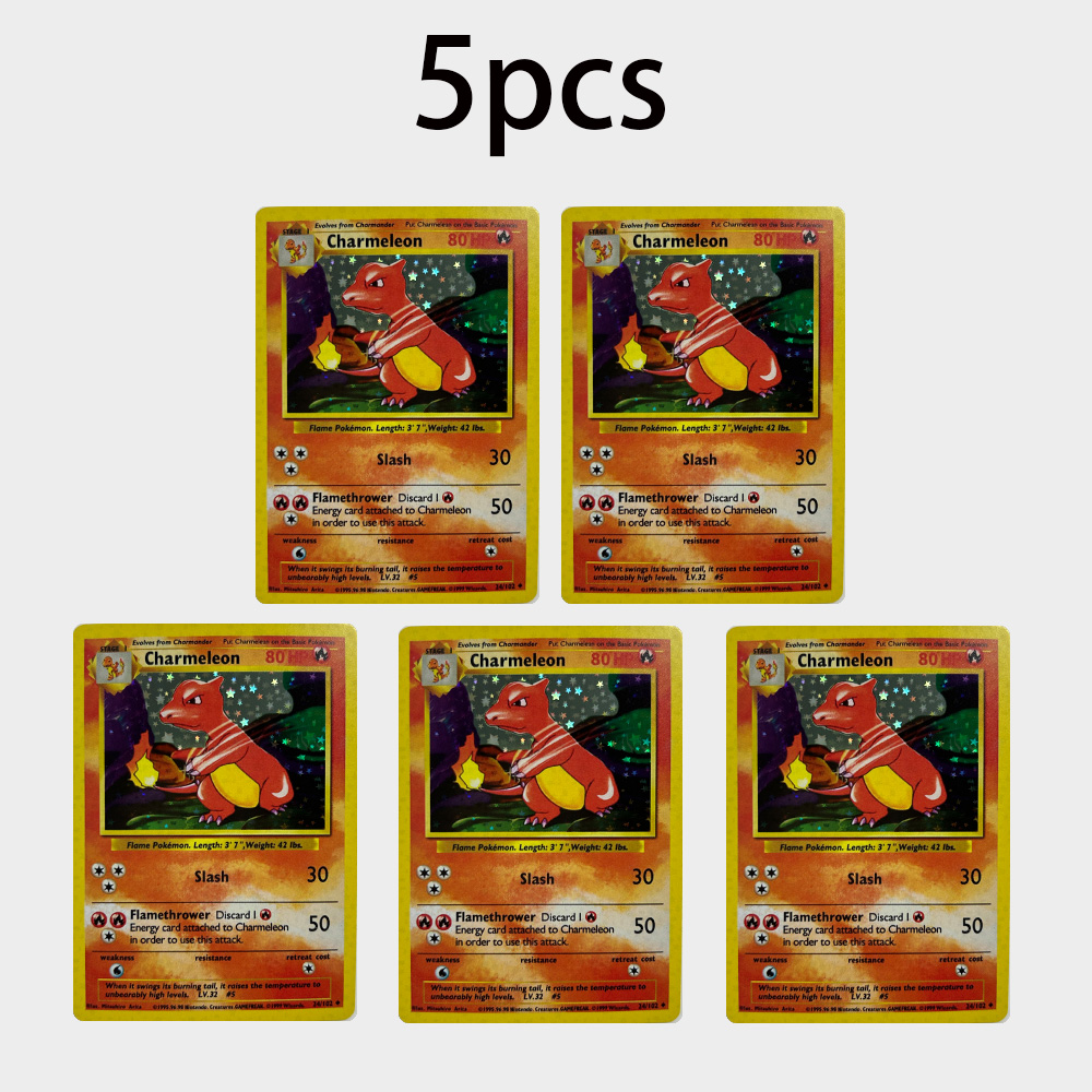 15Pcs PTCG Charmeleon Cards Vi - đánh giá và giá Vintage Pokemon Collectible