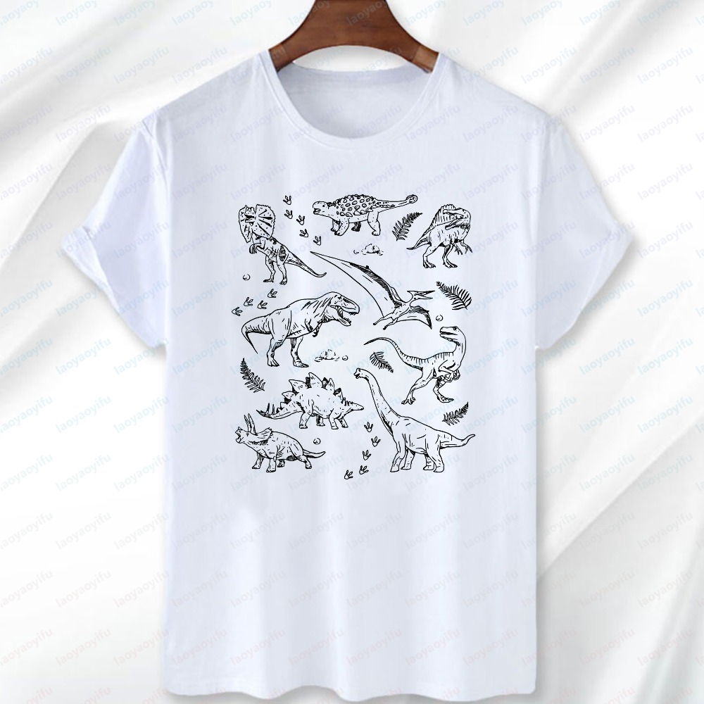 Dinosaur Collection Line Art T - đánh giá và giá Vintage Collectible Clothing