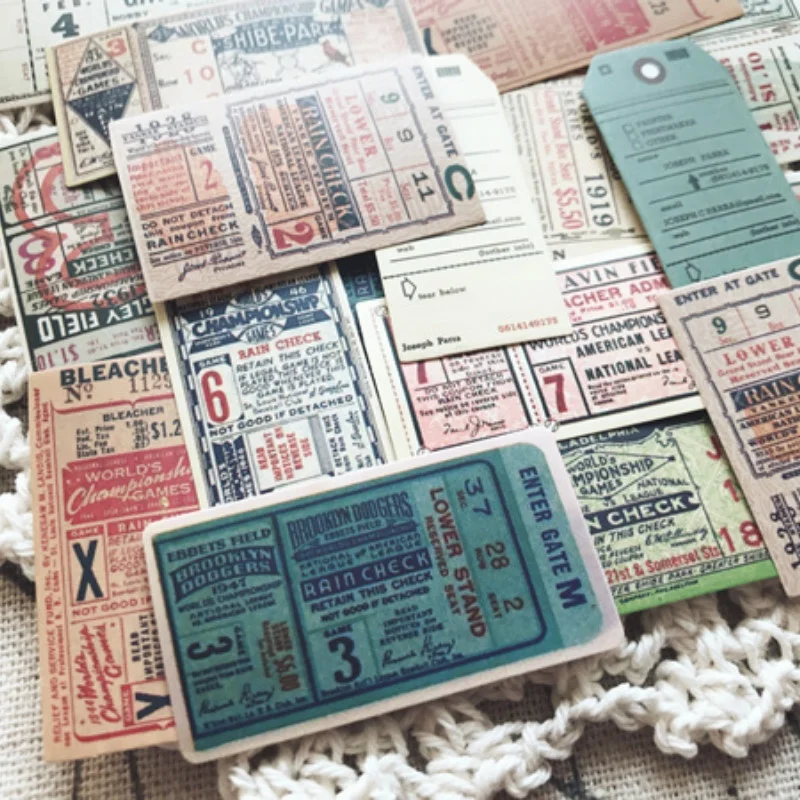 22 Pcs Vintage Paper Stickers  - đánh giá và giá Vintage Collectible Cards
