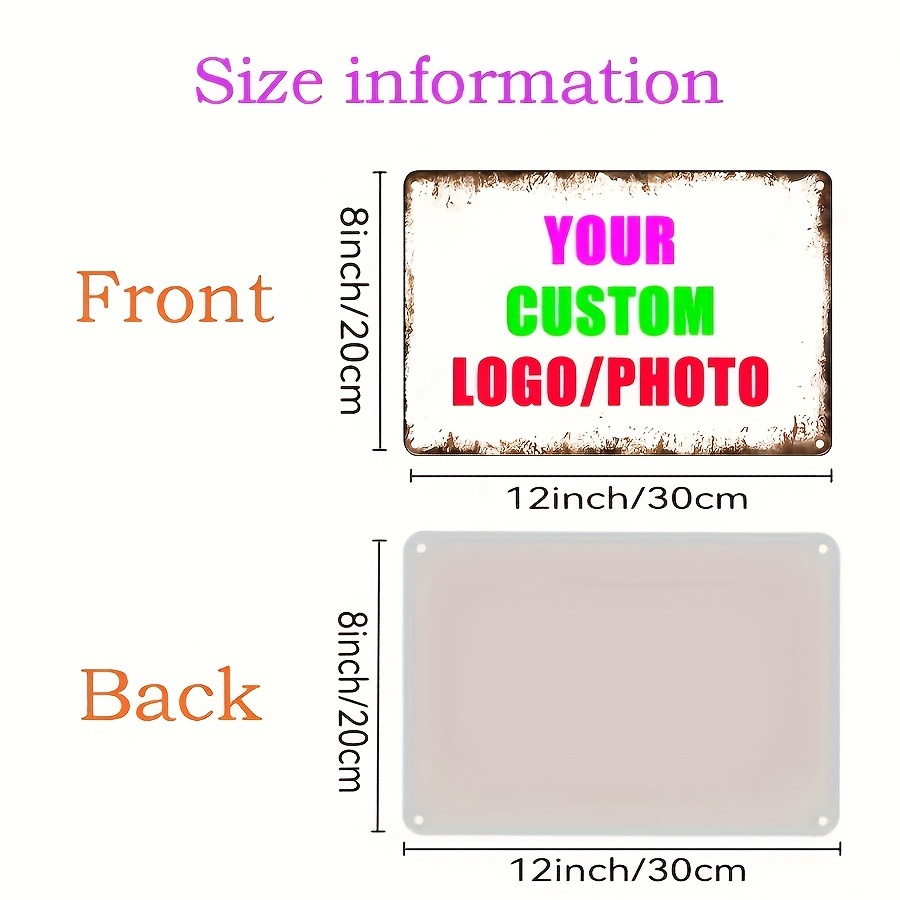 Custom Your Logo/Photo Metal T - đánh giá và giá Vintage Collectible Plates