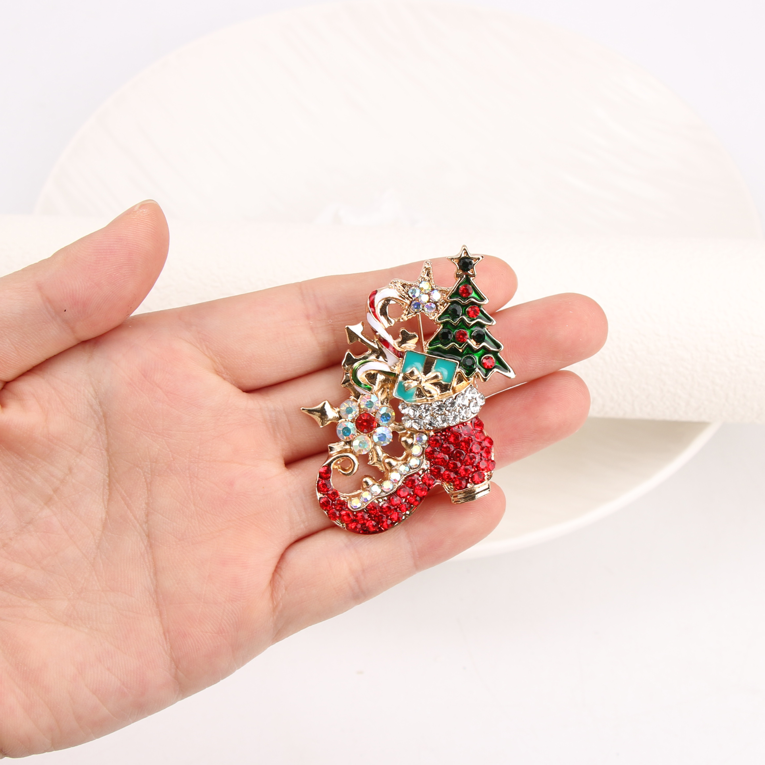 Christmas Collection Jewelry B - đánh giá và giá Vintage Collectible Santa