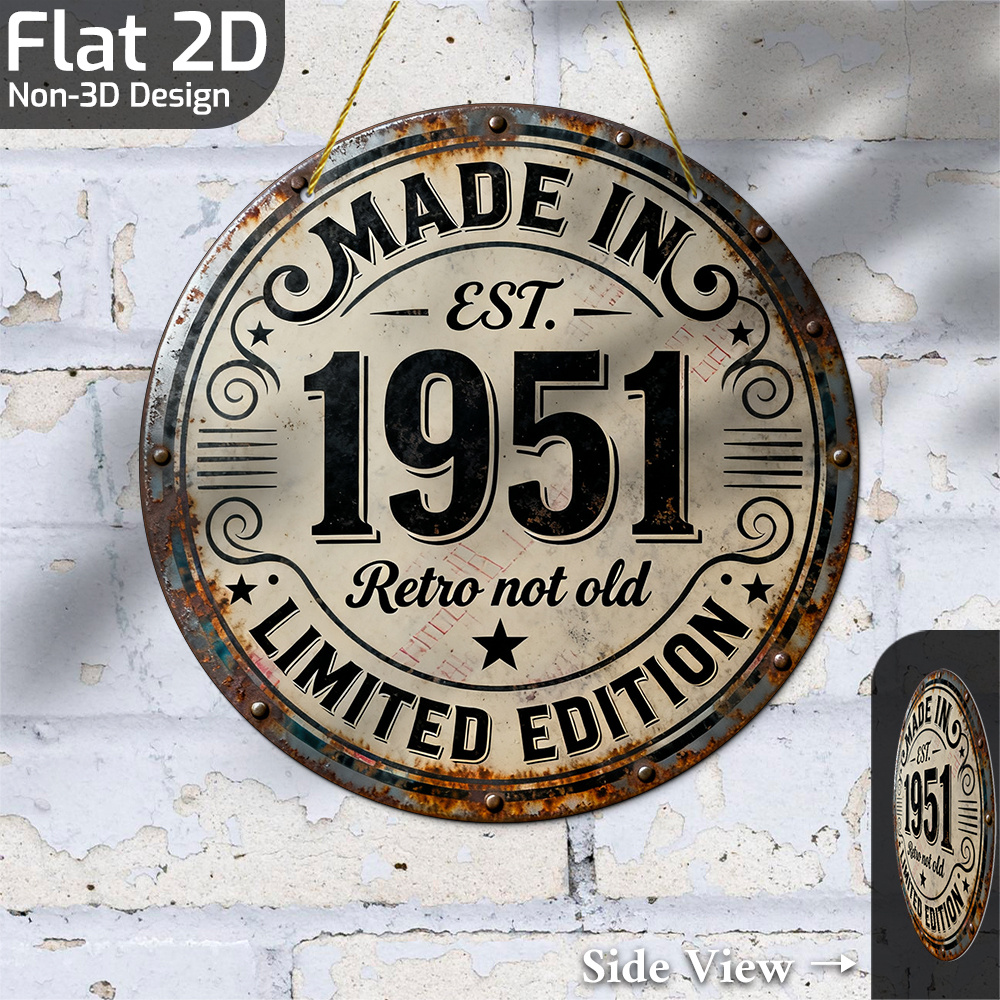 2D Flat, 1pc Vintage Metal Wal - đánh giá và giá Vintage Collectible Plates