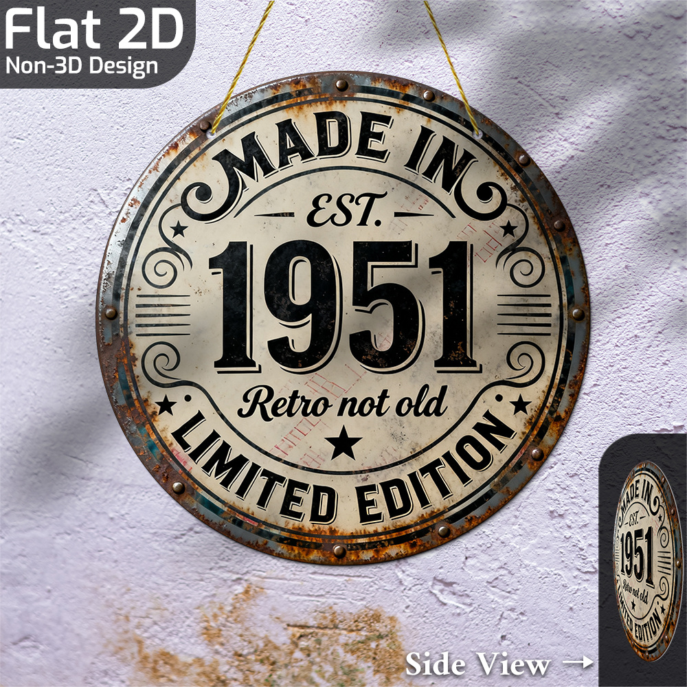 2D Flat, 1pc Vintage Metal Wal - đánh giá và giá Vintage Collectible Plates