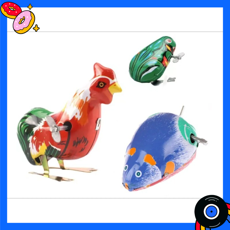 Vintage Metal Wind Up Toys Set - đánh giá và giá Vintage Collection Playset