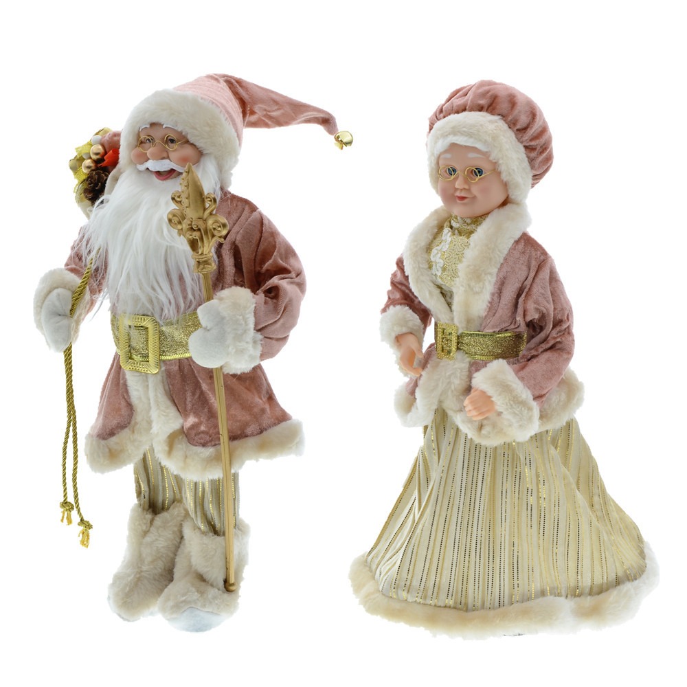 Santa Claus Grandparents Figur - đánh giá và giá Vintage Collectible Santa