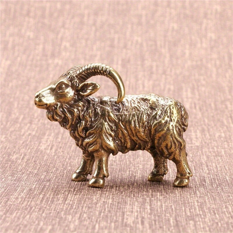 Solid Brass Hyena Figurine Min - đánh giá và giá Vintage Collectible Ornaments