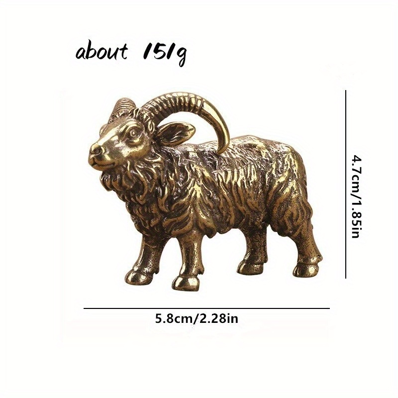 Solid Brass Hyena Figurine Min - đánh giá và giá Vintage Collectible Ornaments