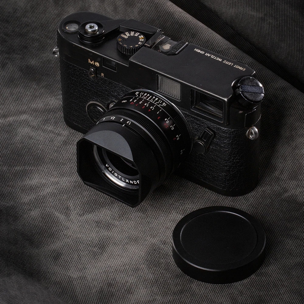 Lightweight Square Metal Lens  - đánh giá và giá Lens Cap Vintage