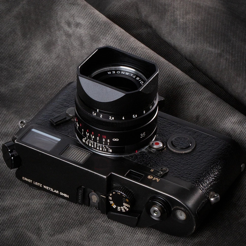 Lightweight Square Metal Lens  - đánh giá và giá Lens Cap Vintage