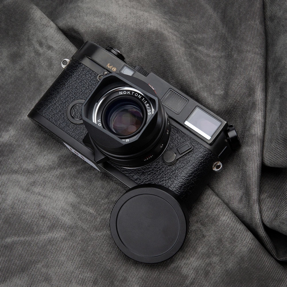 Lightweight Square Metal Lens  - đánh giá và giá Lens Cap Vintage